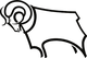 德比郡后备队logo